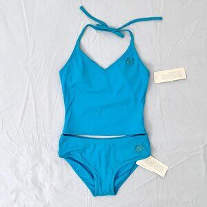 Hula Honey Women’s Tankini Set in Sea Breeze, Size Medium, NWT